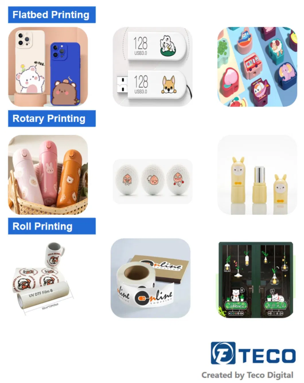 A3 Small Desktop Cup Cylinder Flat Bed Card Acrylic Bottle Phone Case Printing Mini Inkjet LED Price Flatbed UV Printer