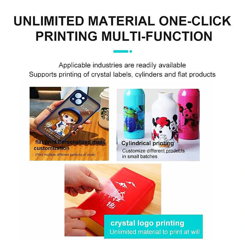 Image Printer A3 UV Stickers Pet Film Printer UV Dtf Flatbed A3 Inkjet Printer
