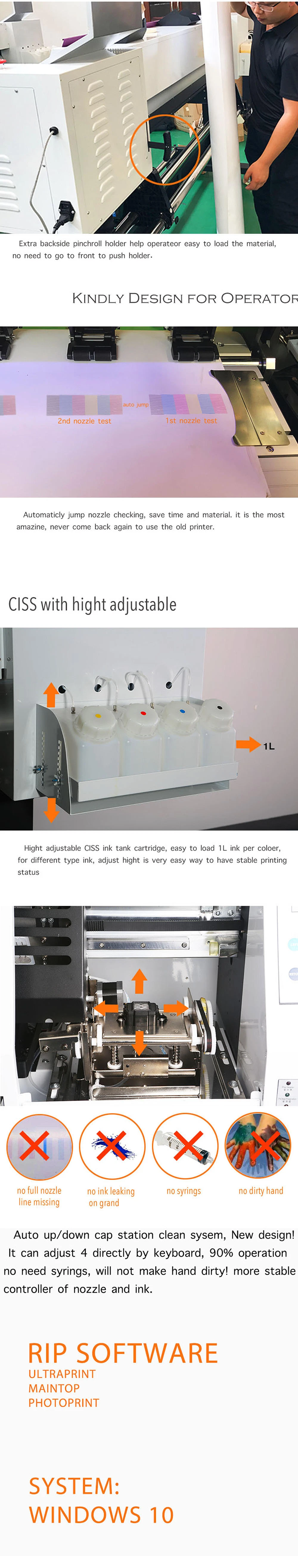 Tecjet S 18X1 XP600 Printhead Eco Solvent Printer for Flex Banner