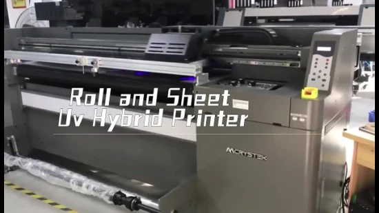 180cm UV Roll to Roll and Flatbed Hybrid UV Printer with I3200u1 Printhead 2400dpi