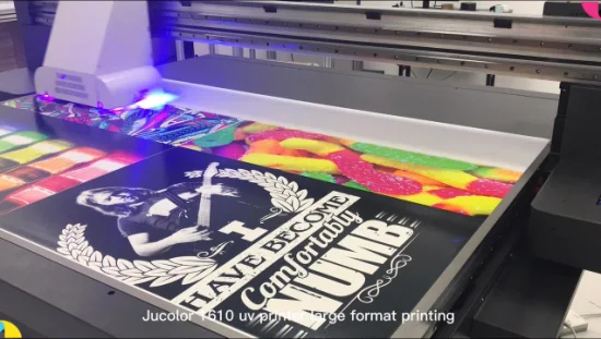 Jucolor Playmat Printing Machine Cmyk Wood Acrylic 1610 A0 UV Flat Printer