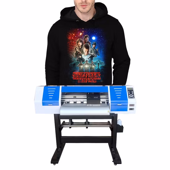 High Production Dtf Printer 60cm with Powder Shaker Smart Digital Textile Sublimation Printer