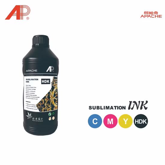 Sample Customization Fast Dry High Transfer Rate Heat Transfer 1000ml Textile Cmyk Dye Sublimation Ink