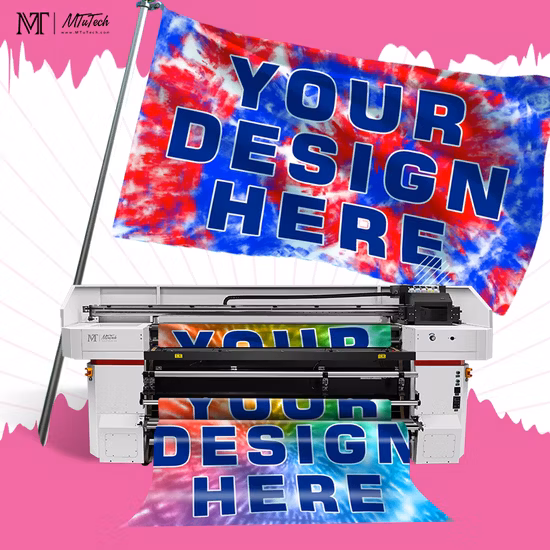 Mtutech Large Format Digital Direct to Fabric Roll to Roll Sublimation Textile Printing Machine