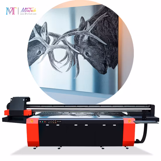 Mt Mtutech Digital Large Format Glass Wood Ceramic Acrylic UV LED Flatbed Printer Price 2513 3220